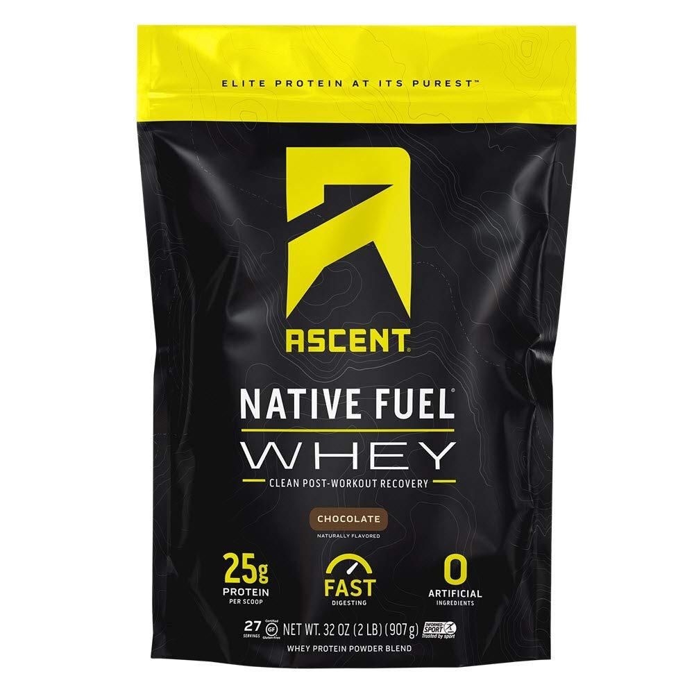 Ascent Native Whey Protein 0.91kg chứng nhận "Informed Sport Certified"- Tăng cơ tự nhiên