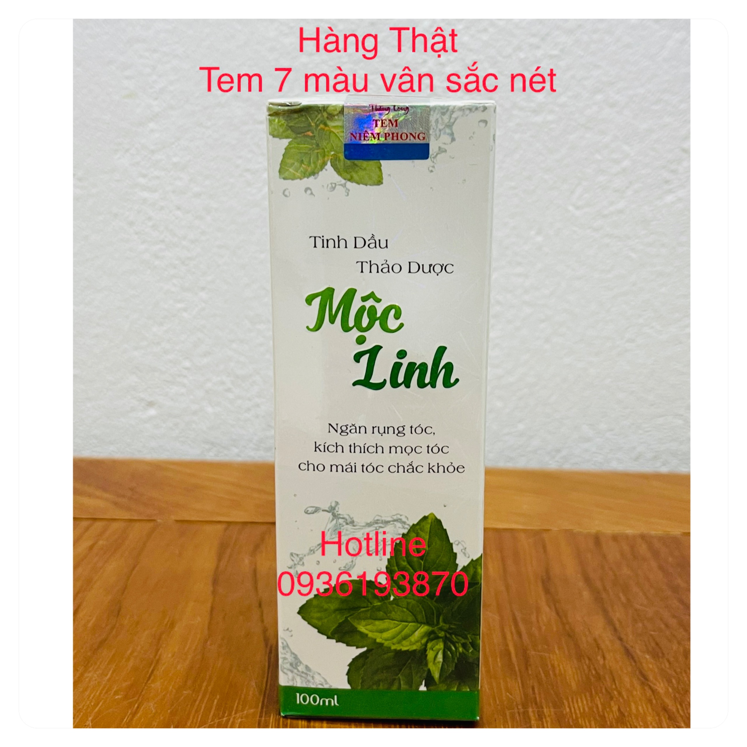 TINH DẦU THẢO DƯỢC MỘC LINH- XỊT TÓC