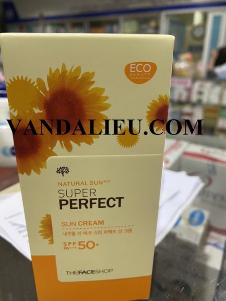 KEM CHỐNG NẮNG SUPER PERFECT SUN CREAM SPF 50 PA+++ THEFACESHOP 50ML