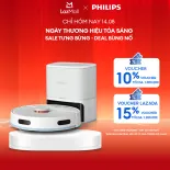 [SALE HÈ TẶNG NỒI CƠM] Robot hút và lau, tự đổ rác Philips XU2100/25​ điều hướng laser 360 độ - Hàng Chính Hãng
