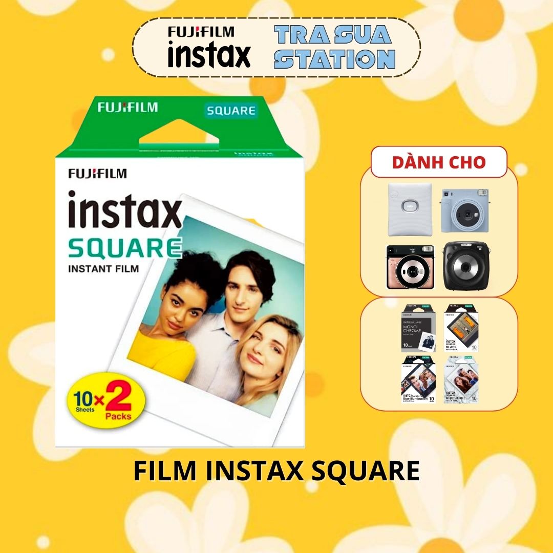 [HCM] Fujifilm Instax Square Film - Giấy in ảnh khổ vuông dành cho máy chụp ảnh lấy liền Fujifilm Instax Square