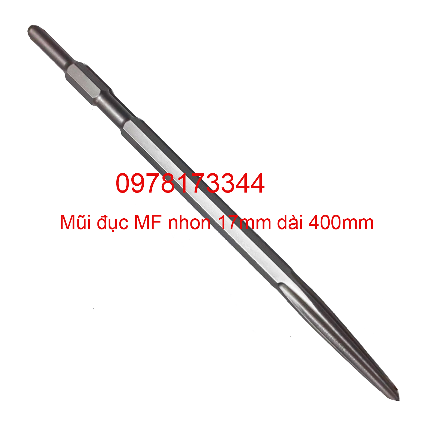 Mũi đục mf nhọn 17mm dài 400mm
