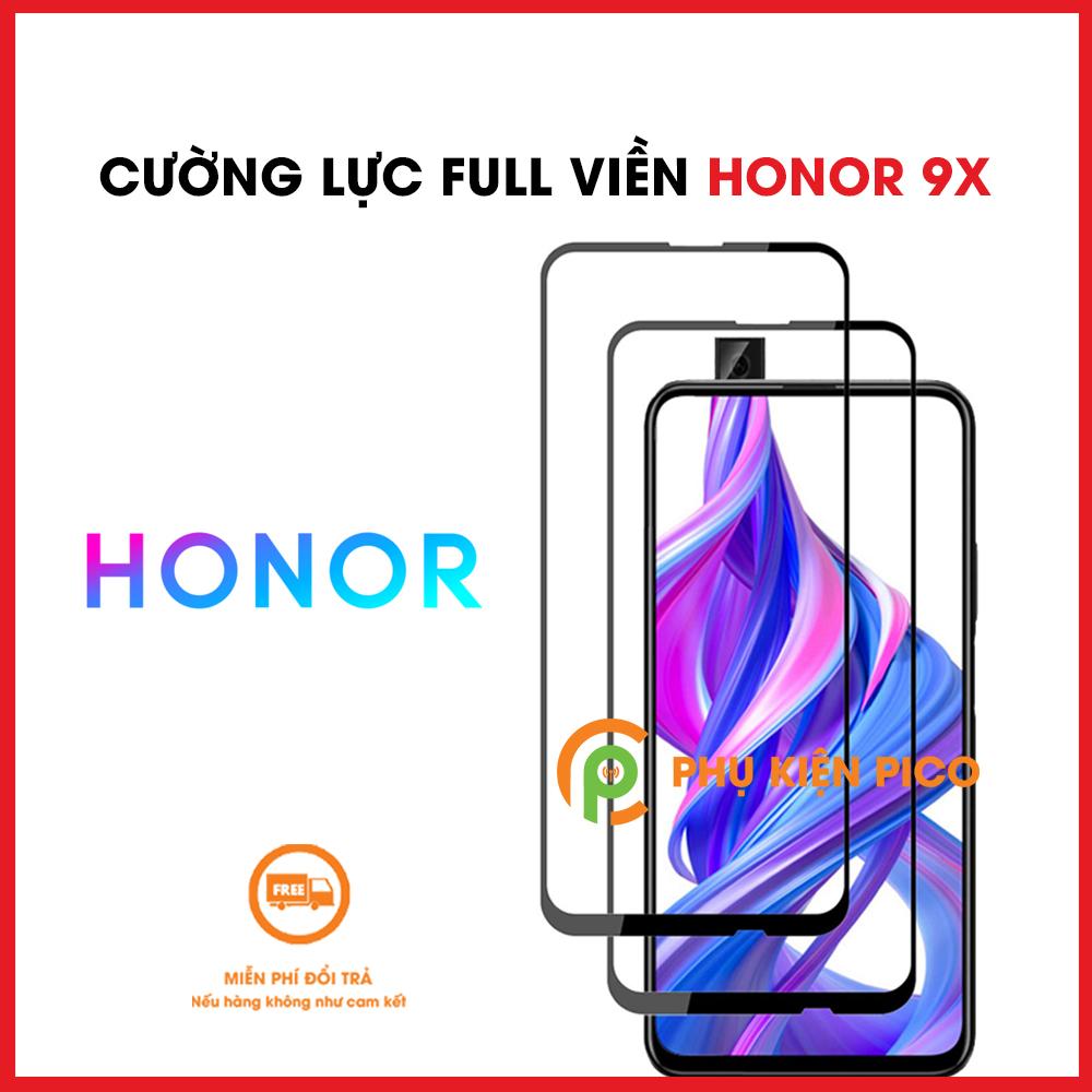 Kính cường lực Honor 9x viền siêu mỏng full màn hình độ cứng 9H
