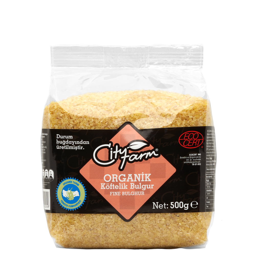 City farm hạt lúa mì bulgur hạt mịn hữu cơ 500g