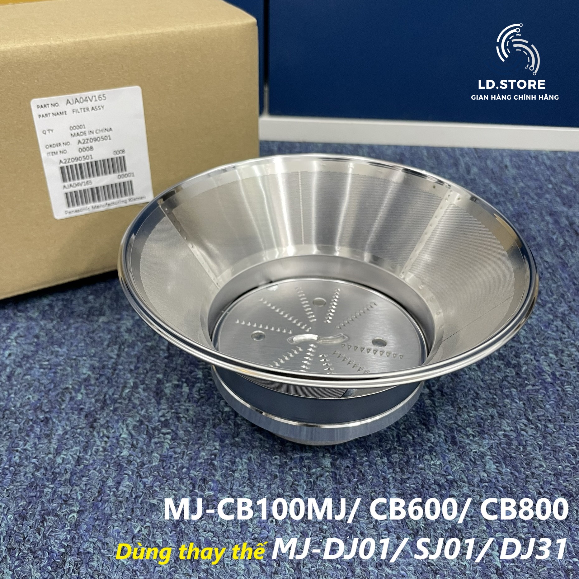 Lưỡi dao máy ép trái cây panasonic mj-cb100/ cb600/ cb800/ sj01/ dj01/ dj31 _ aja04v165