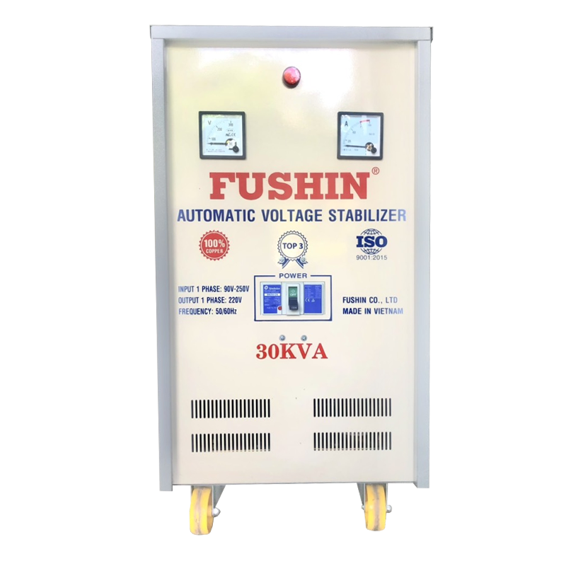 Ổn áp 3 pha dải 260V~420V ra 380V 30KVA Fushin