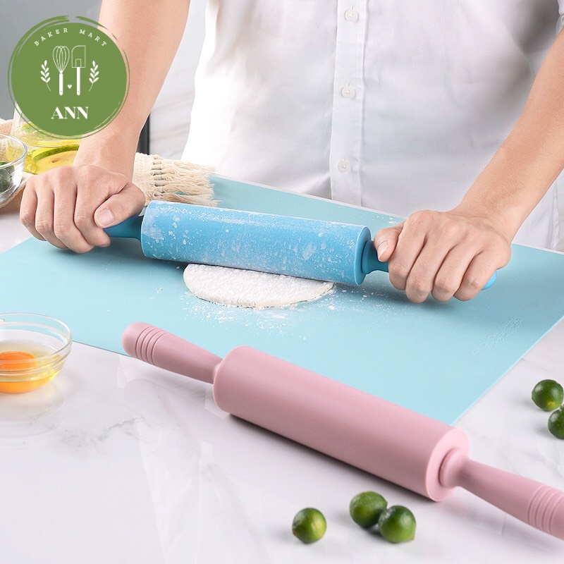 Cây cán bột silicon cao cấp _ dài 43cm