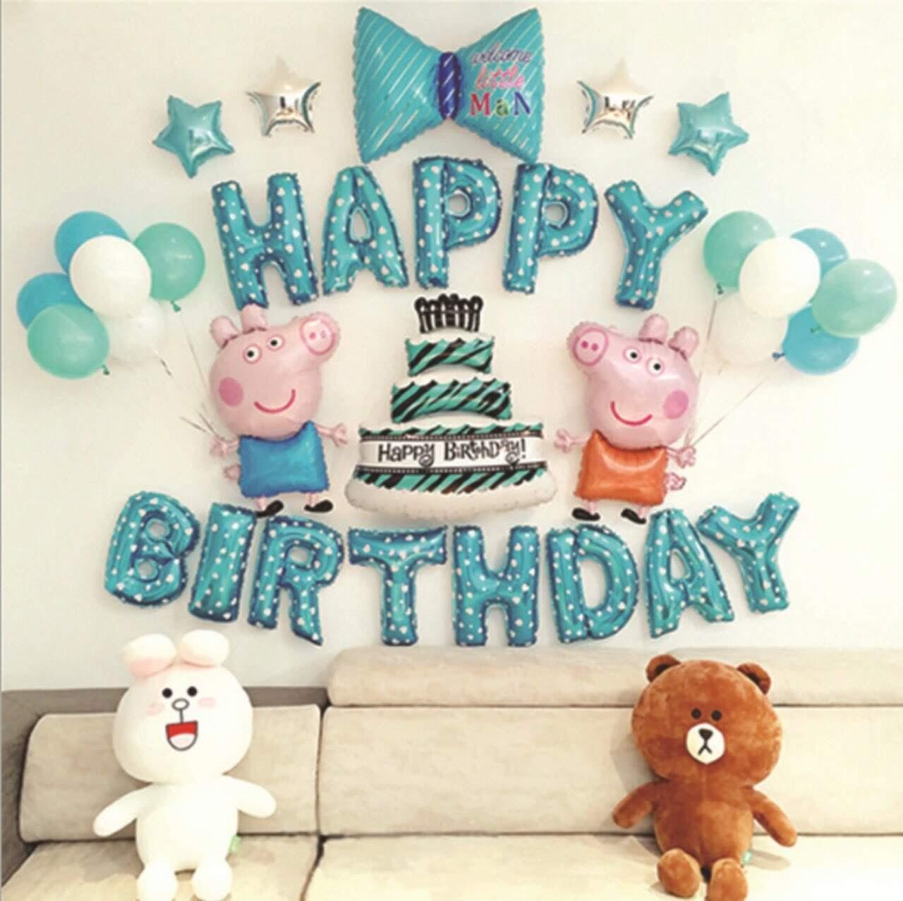 Set bong bóng trang trí sinh nhật