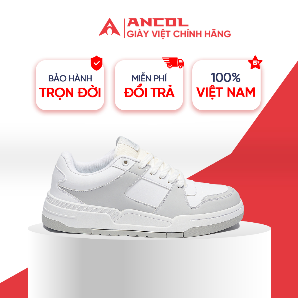 {Siêu cuối tháng} Giày thời trang nam nữ Ancol Extreme Smoky size 39-44, chất liệu da thật 100%, vải lót từ bã cafe, đế cao su êm chân, thoáng khí.