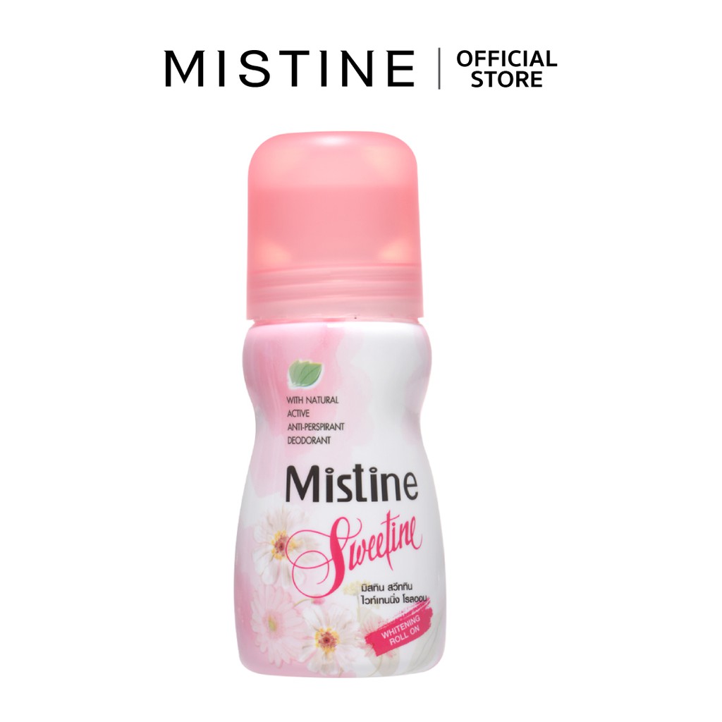 Lăn khử mùi mistine sweetine whitening roll on 35 ml.
