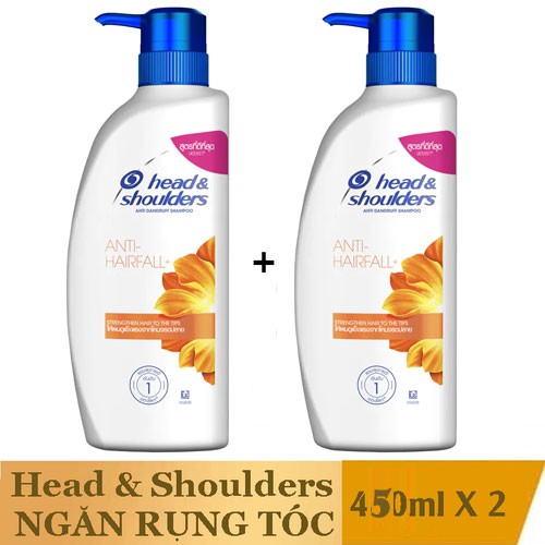 2 chai Dầu gội Head Shoulder Thailand Ngăn rụng tóc- 410ml/chai