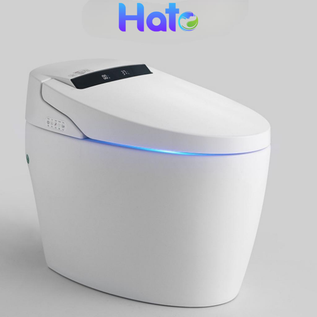 Bồn Cầu Thông Minh HATO HT1 , Xịt Sấy, Tự Động Đóng Mở Nắp, UV, Cảm Biến Sensor , Sưởi Nhiệt Thành Bệt , Có Nút Xả Cơ