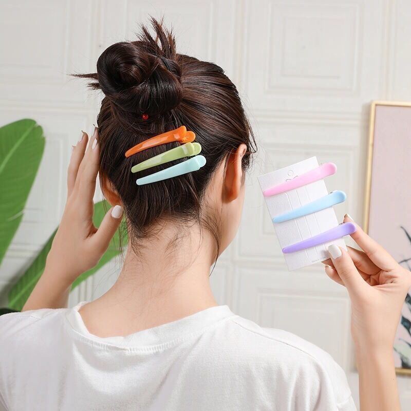 Kẹp mỏ vịt giúp cố định tóc khi nhuôm- dụng cụ nhuộm tóc
