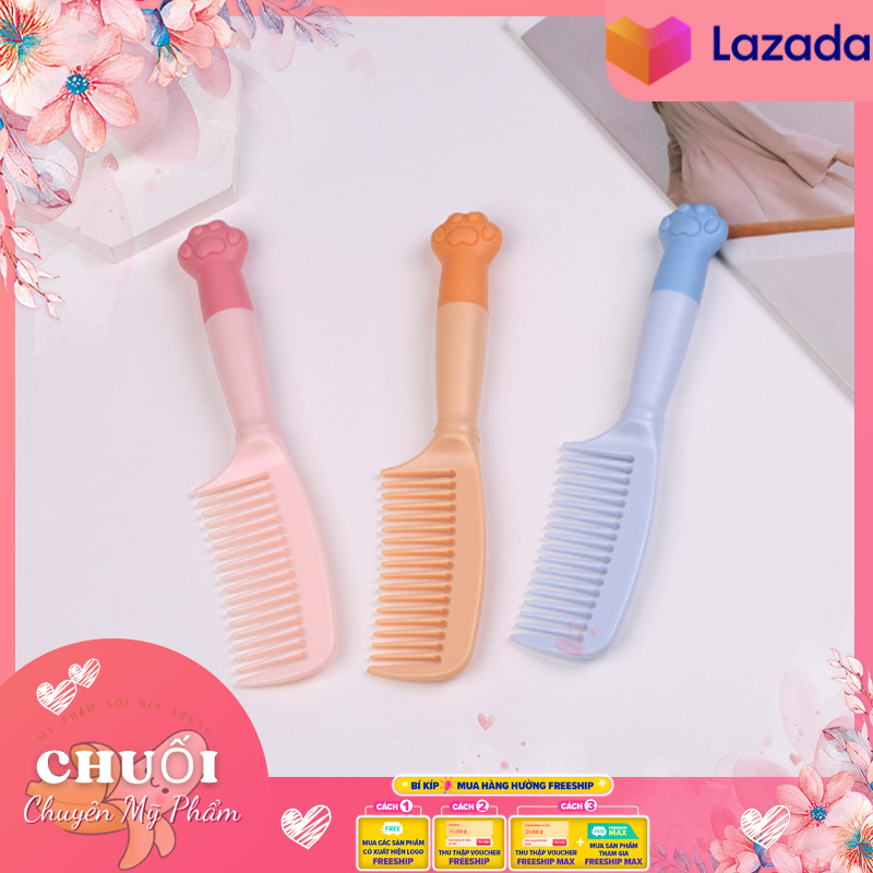 Lược Chải Tóc Tay Cầm Hình Thú Dễ Thương | Lược chải tóc tay cầm hình thú dễ thương chống tĩnh điện |