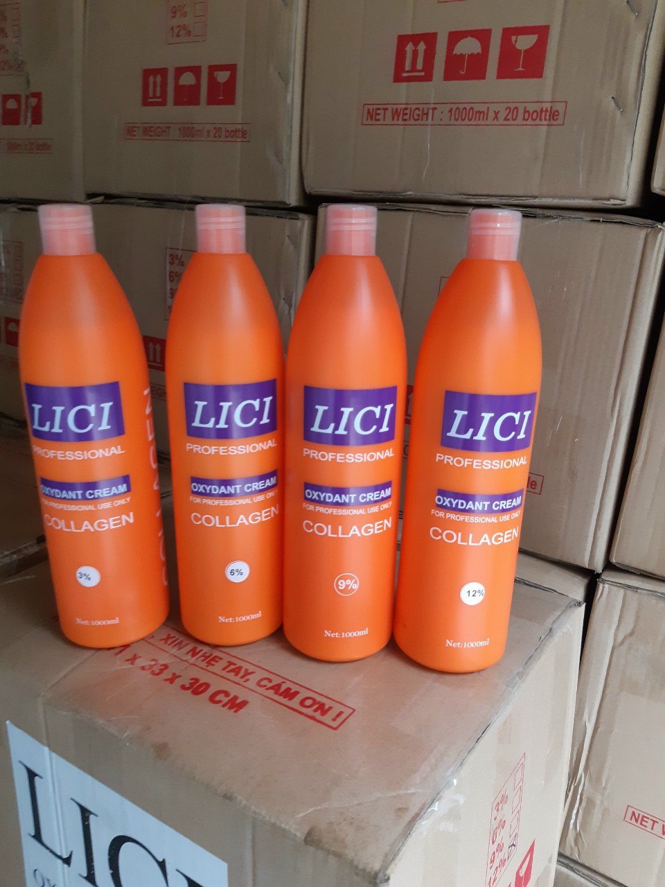 Oxi trợ nhuộm lici collagen cam 1000ml