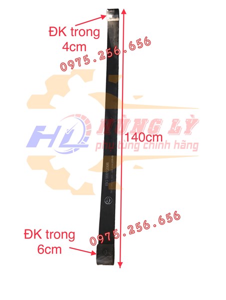 Nhíp lá (1) 70*1300*1.1 sau (2 đầu cuốn 1 cổ bẻ 1 cổ thường) HD3T5 COUNTY (Cái) phụ tùng hùng lỳ