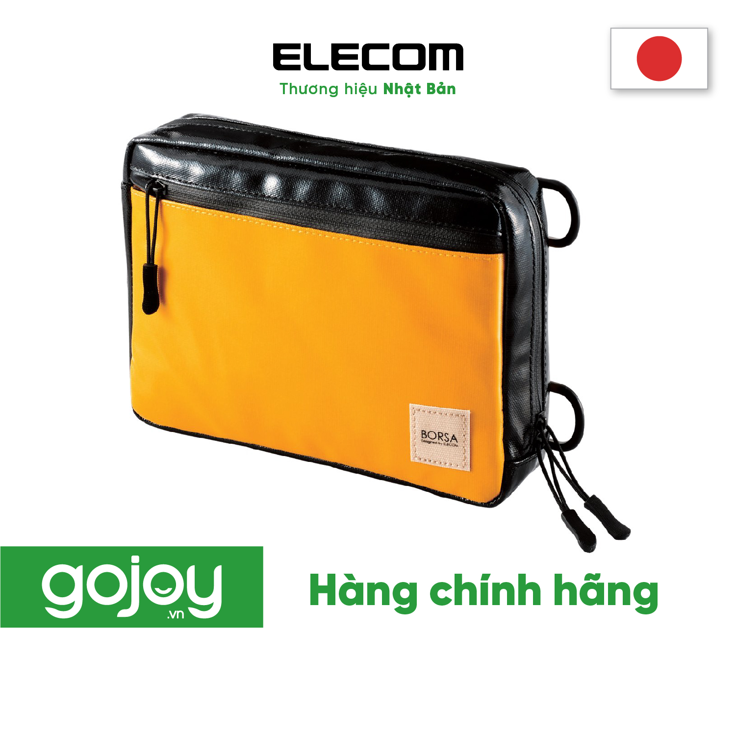Túi phụ kiện cỡ lớn elecom bma-gp06yl hàng chính hãng