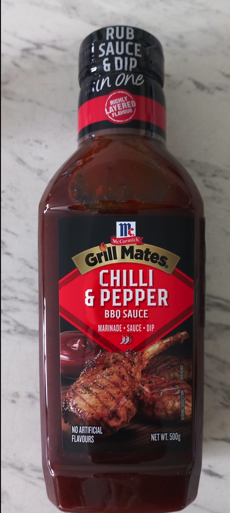 Sốt Ướp BBQ Vị Ớt Mccormick Grill Mates 500g. Best before : 11/2026
