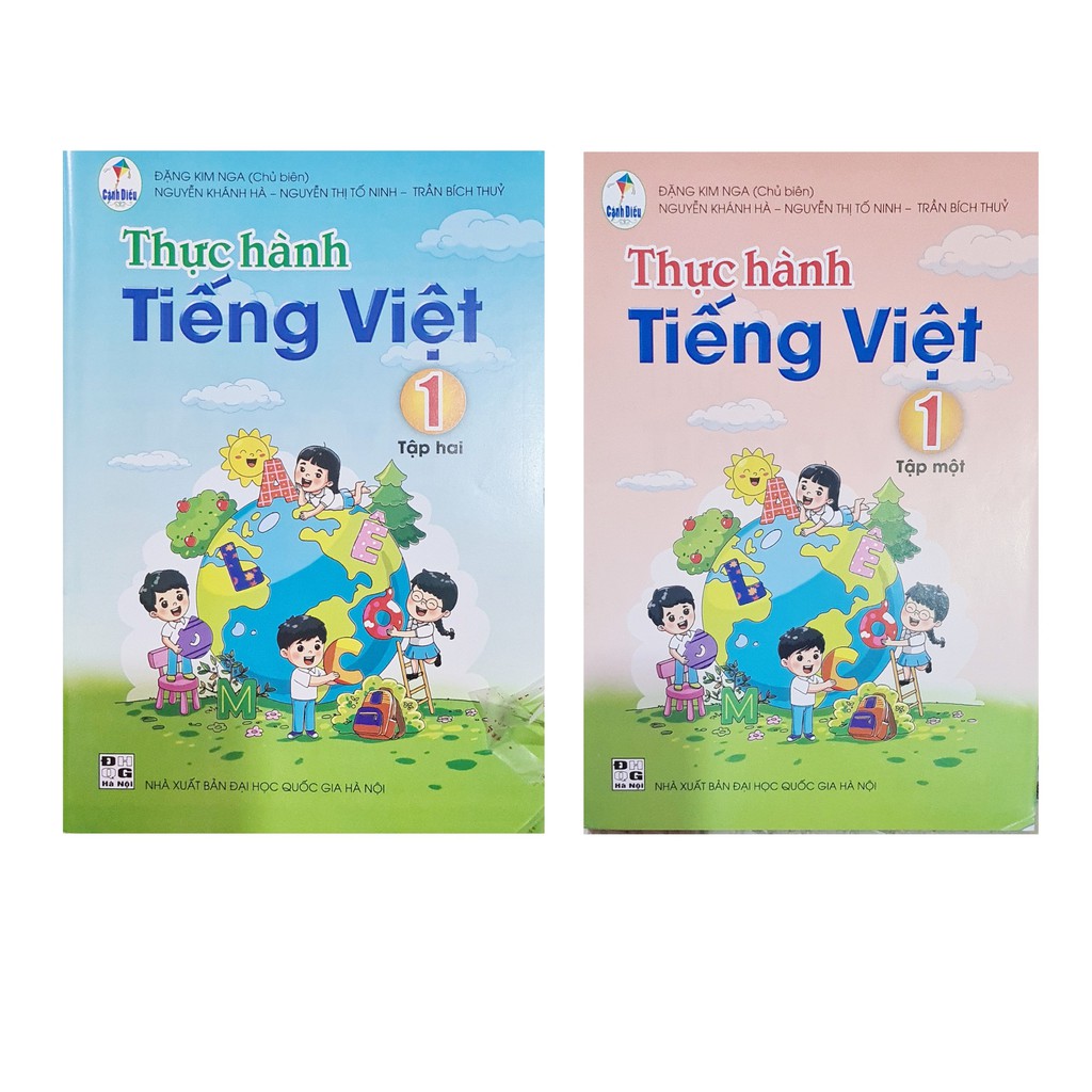 Sách - Compo Thực Hành Tiếng Việt Lớp 1 Tập 1 + Tập 2 ( Kèm 1 Cây Bút Chì )