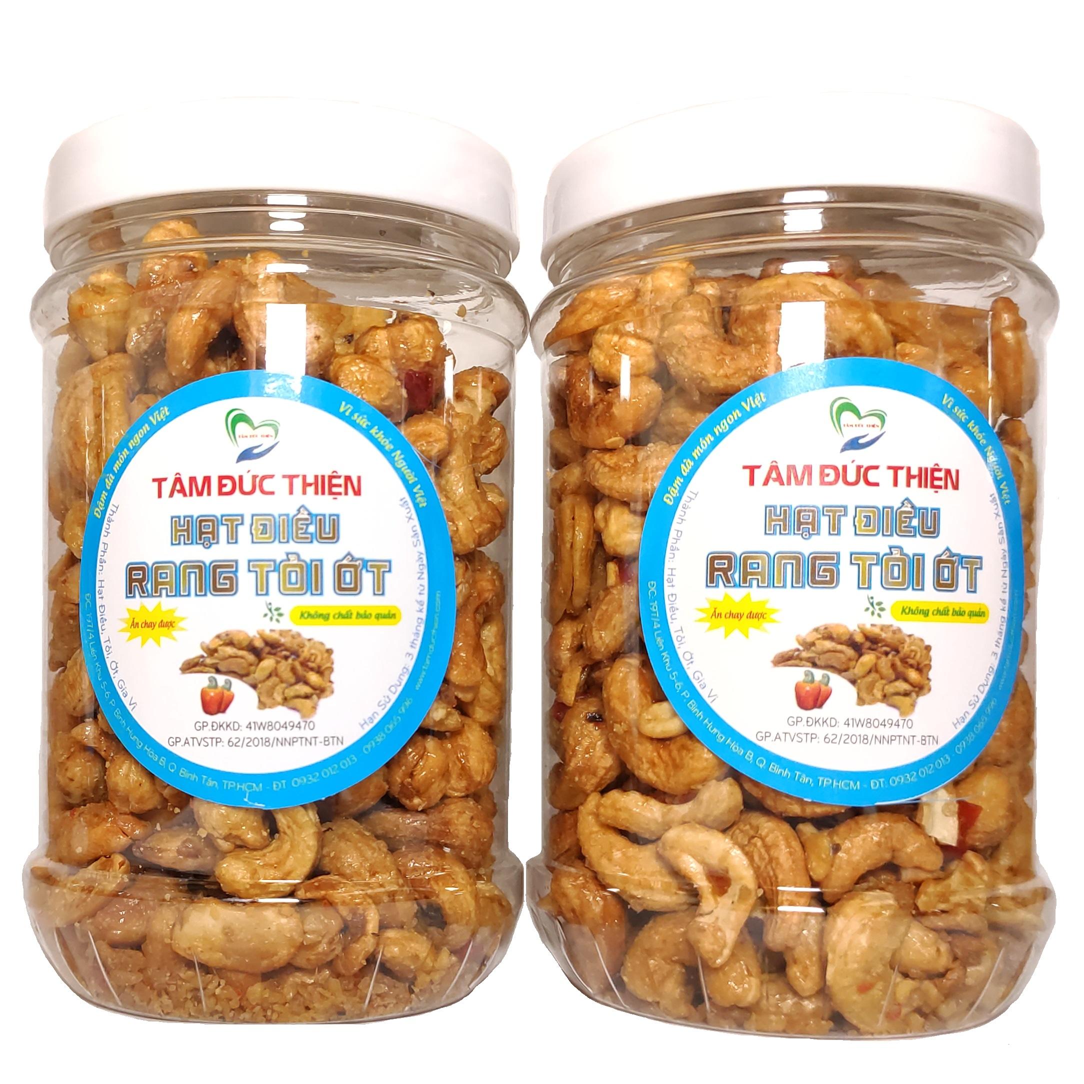 Combo khách sỉ : combo 32 hộp 250gr hạt điều rang tỏi ớt/rang phô mai mới thương hiệu tâm đức thiện - 8kg - đồ ăn vặt - dành cho khách sỉ - combo sỉ