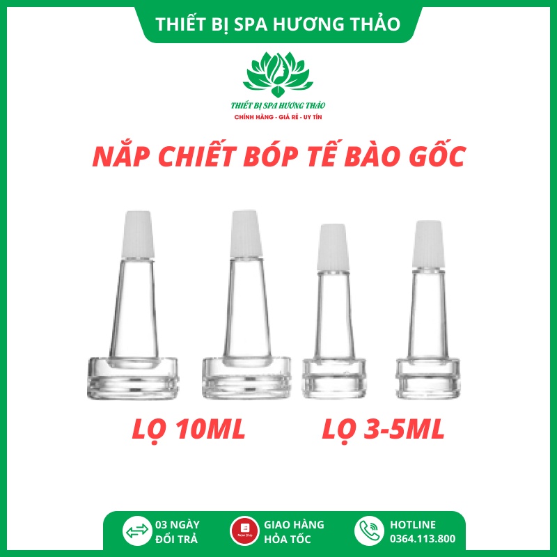 Nút chiết serum, nắp chiết tế bào gốc, đầu bóp tế bào gốc Laksmira, Ronas, nắp chiết cấy phấn