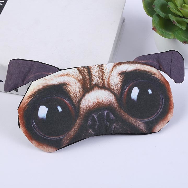 Bịt Mắt Ngủ Cao Cấp Kèm Túi Nước Massage Họa Tiết Thú 3D Dễ Thương - YOOSOO MALL