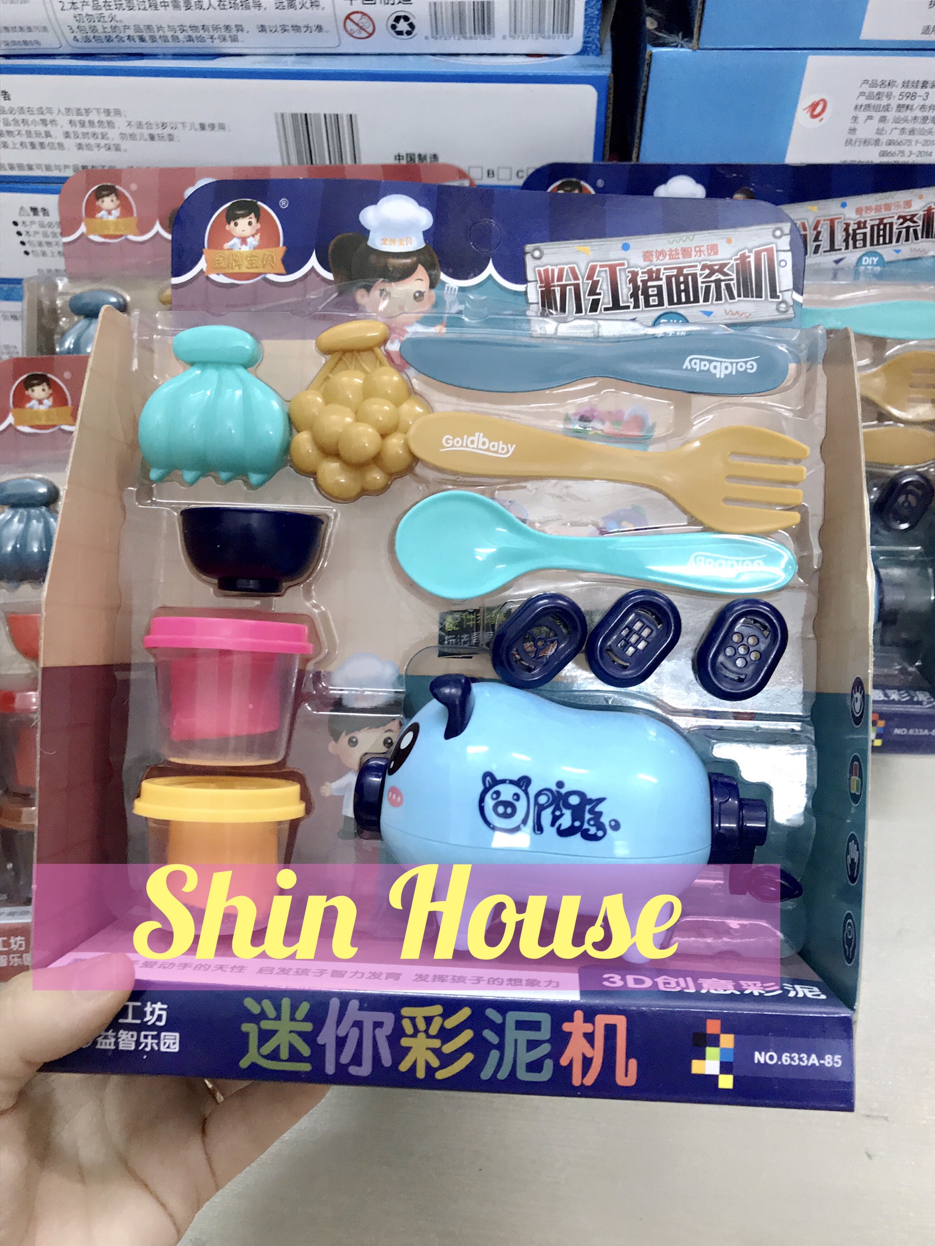 🎉 đất sét - đồ chơi heo đất nặn làm mì cho bé ✨