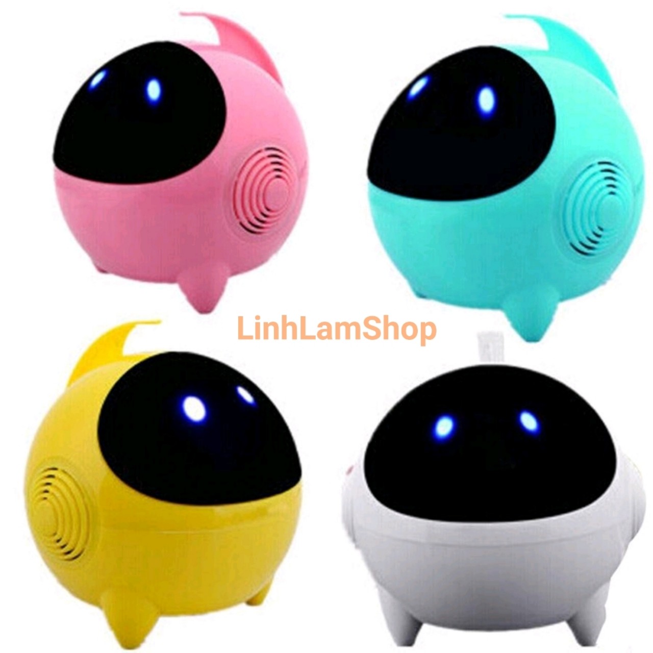 Loa vi tính loa để bàn kiểu dáng ROBOT phi hàng gia sành điệu âm thanh cực chất