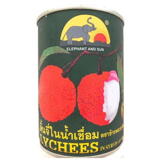 Vải thiều ngâm thái lan đóng lon 565g
