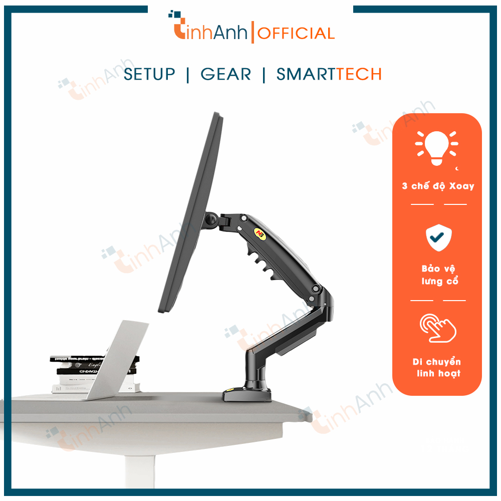 Giá treo màn hình máy tính North Bayou NB F80 17 - 30 inch Tải trọng 9Kg Mẫu mới 2021 Giá Đỡ màn hình máy tính NB F80, Arm màn hình máy tính NB F80