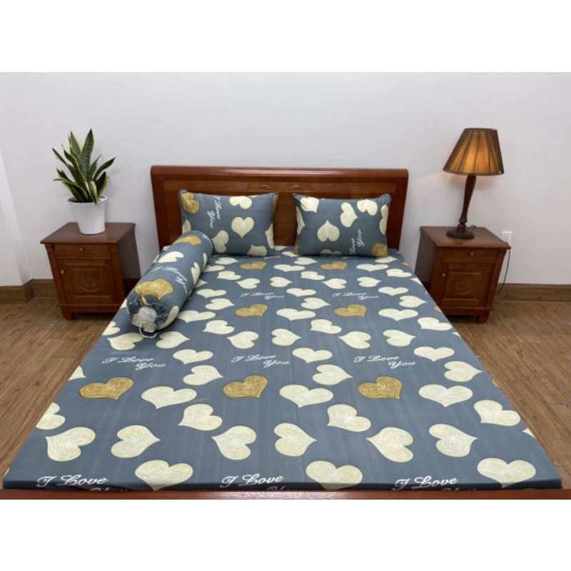 Drap thun hàn quốc nệm 5 -20cm không áo gối