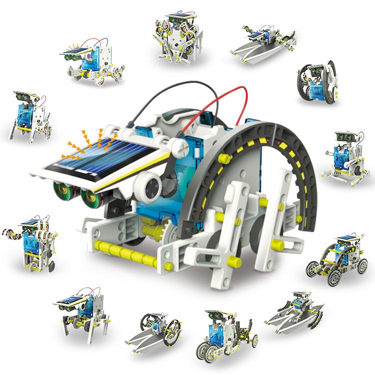 Mô Hình Robot Kit Lắp Ghép Năng Lượng Mặt Trời 13in1