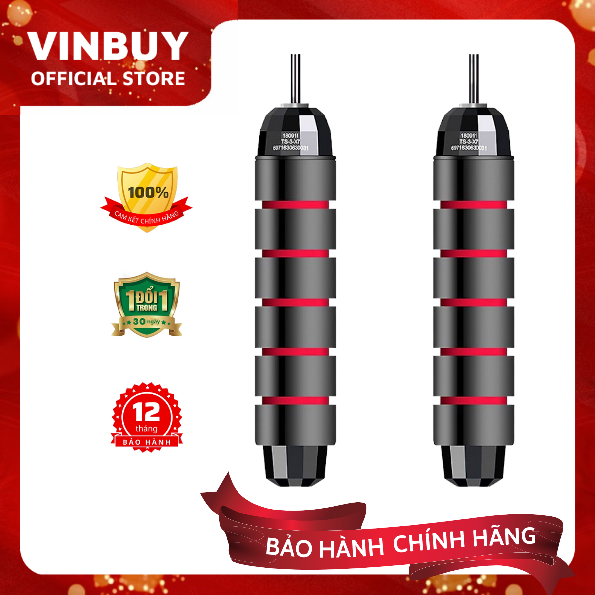 DÂY NHẢY TẬP THỂ DỤC CAO CẤP TẠI NHÀ LÕI THÉP ĐỘ BỀN CAO, TAY CẦM CHỐNG TRƯỢT – HÀNG CHÍNH HÃNG VINBUY