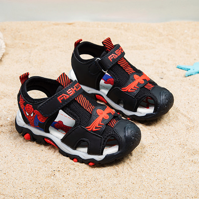 Giày sandal bít mũi người nhện spiderman siêu đẹp