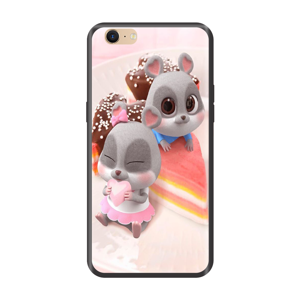 [HCM]Ốp lưng TPU viền dẻo cho điện thoại OPPO F1 /F1 PLUS /F1S /F3 /F5 /F7 /F9 /F11 /F11 Pro Chuột Xuân Tỏ Tình