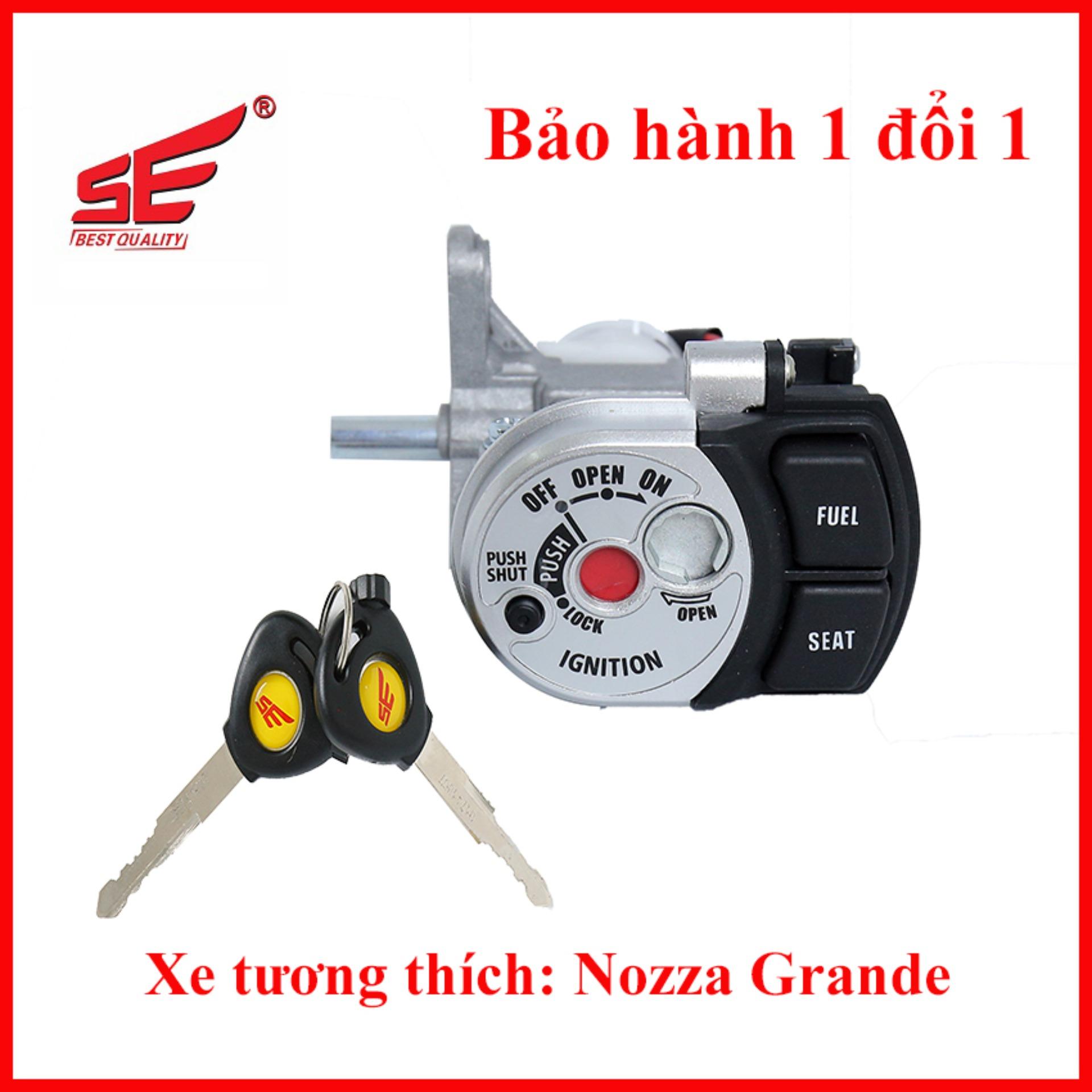 Bộ ổ khóa xe máy NOZZA GRANDE 2 cạnh thương hiệu SE