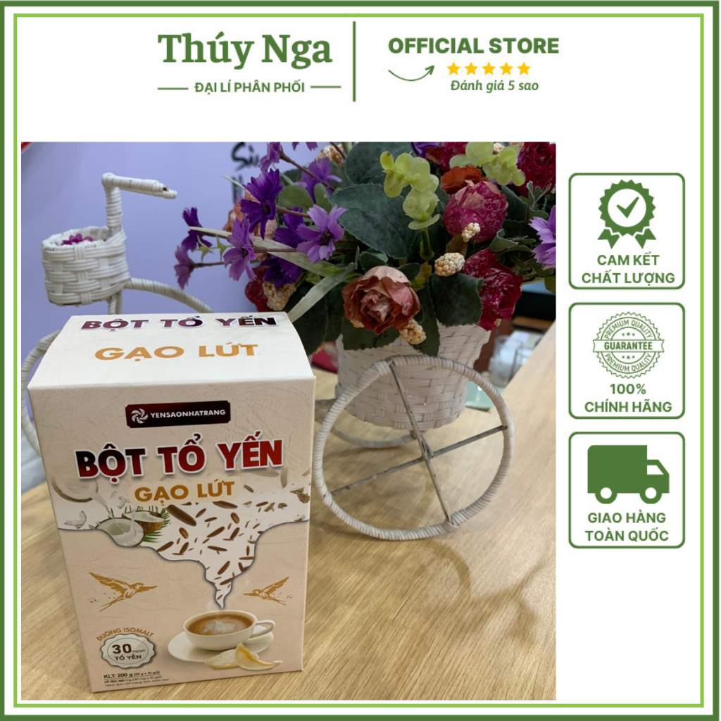 Bột tổ yến gạo lứt