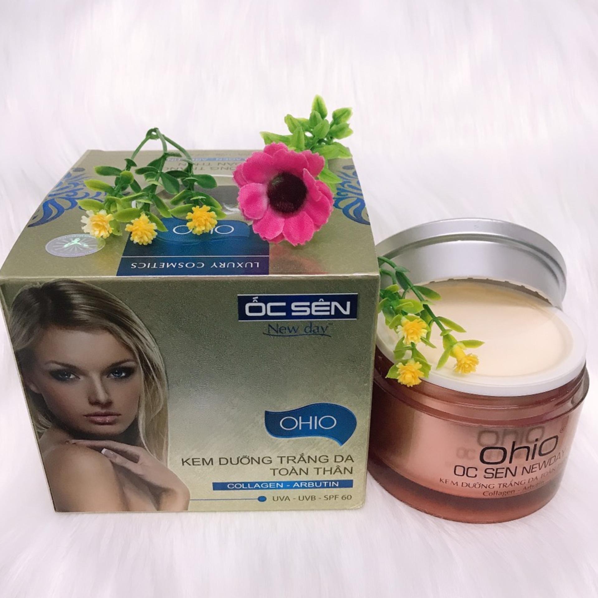 Kem dưỡng trắng da toàn thân body 300g- ohio ốc sên new day