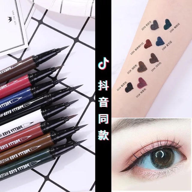 Bút kẻ mí mắt nước nhiều màu Pretty Eyes XiXi