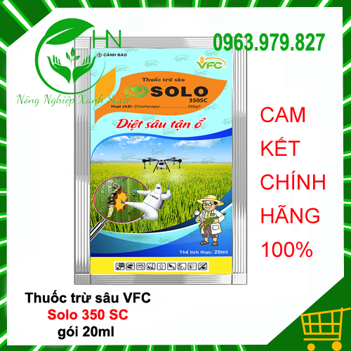 Solo 350SC - Thuốc trừ sâu thế hệ mới vị độc thấm sâu lưu dẫn một phần