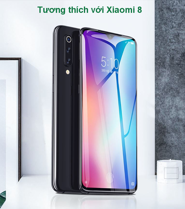 Miếng dán kính cường lực tràn viền HD cho điện thoại Xiaomi 8 (2 miếng/hộp) UGREEN SP124 70366 Miếng dán kính cường lực tràn viền HD cho điện thoại Xiaomi 8 (2 miếng/hộp) UGREEN SP124 70366