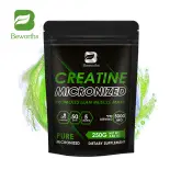 BEWORTHS Creatine Monohydrate Powder 5000mg cho khối lượng cơ bắp và sức mạnh Hỗ trợ năng lượng phục hồi trước khi tập luyện