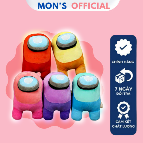 Gấu bông among us dễ thương nhồi bông cao cấo MonStore