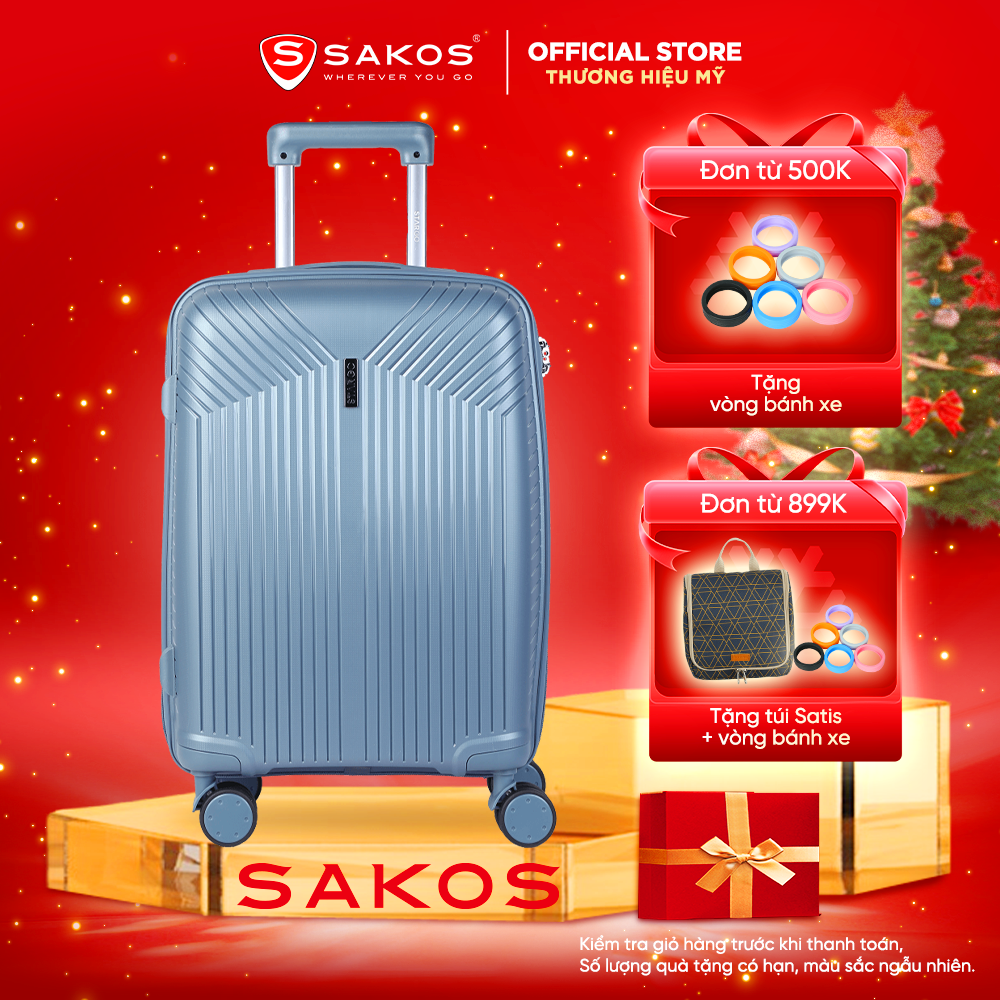  Vali du lịch nhựa STARGO LINEA size S M L - Xách tay  Ký gửi - Chất liệu PP cao cấp Màu sắc trẻ trung năng động. 