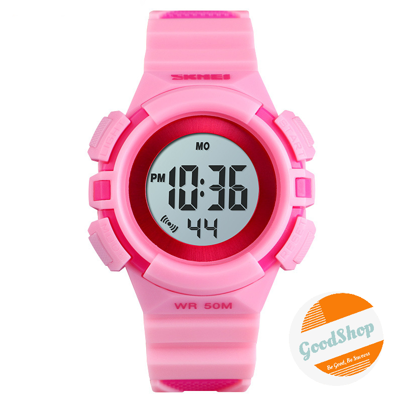 Đồng hồ điện tử trẻ em - đồng hồ thời trang bé trai bé gái dây cao su Skmei 1485