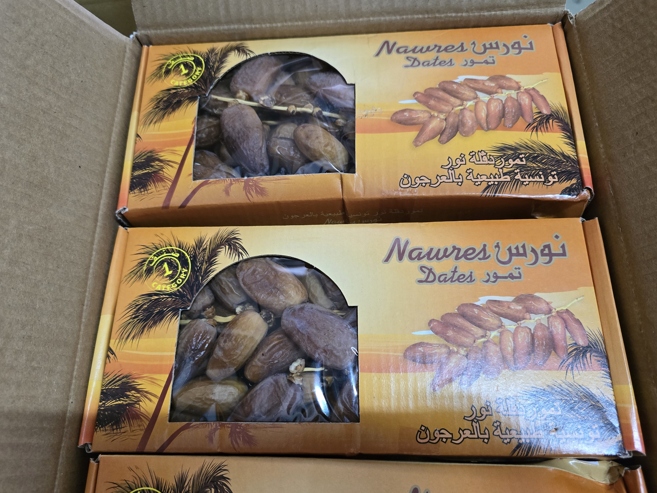 Chà là trung đông tunisia sấy dẻo 500g date mới