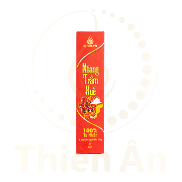 Nhang Đỏ Kỳ Nam Anh (100%Trầm Hương) - Hàng Chính Hãng - Khói ít, giữ mùi hương dai