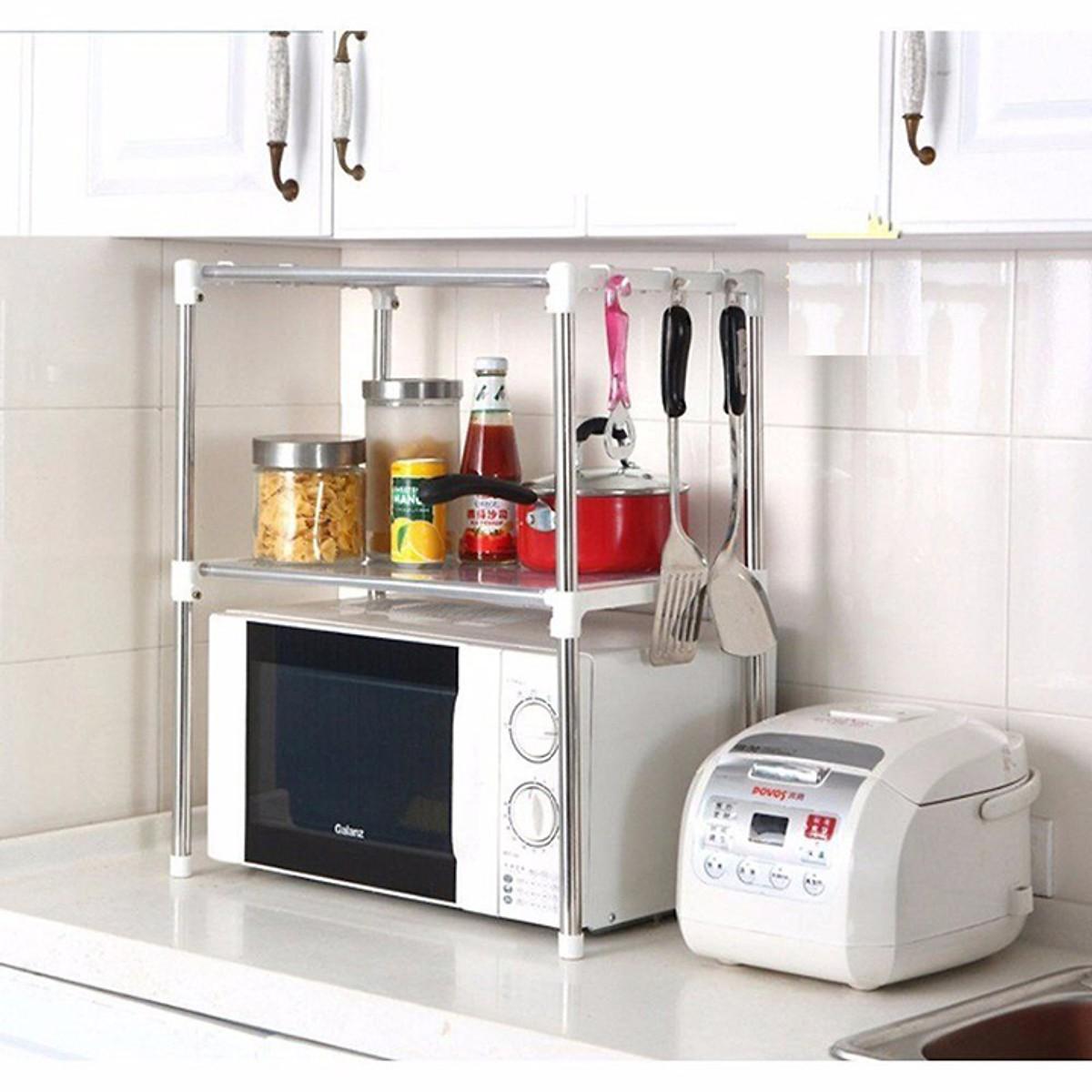 Kệ để lò vi sóng 2 tầng co dãn đa năng