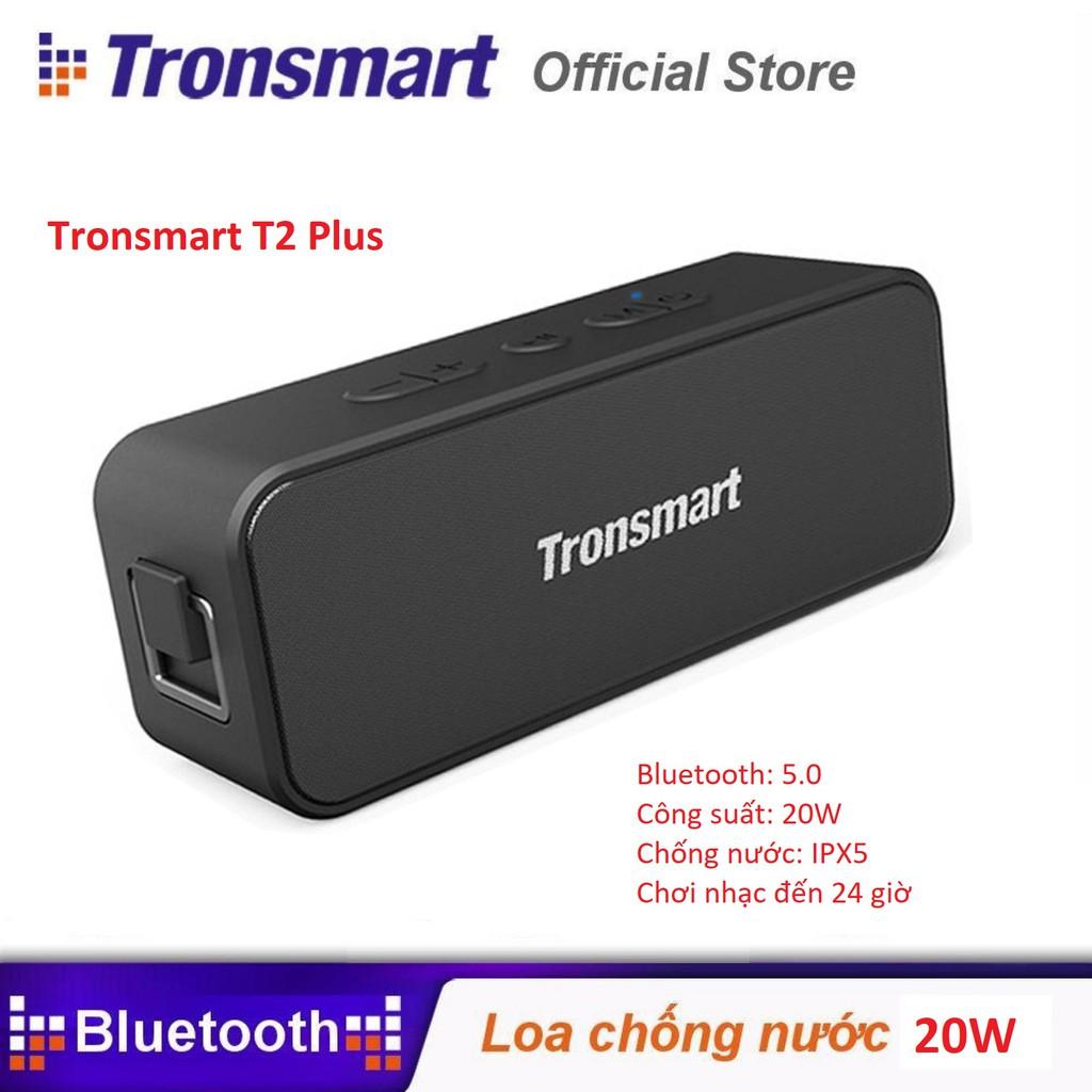Loa Bluetooth Tronsmart Element T2 Plus, 20w cực lớn, chống nước, bluetooth 5.0
