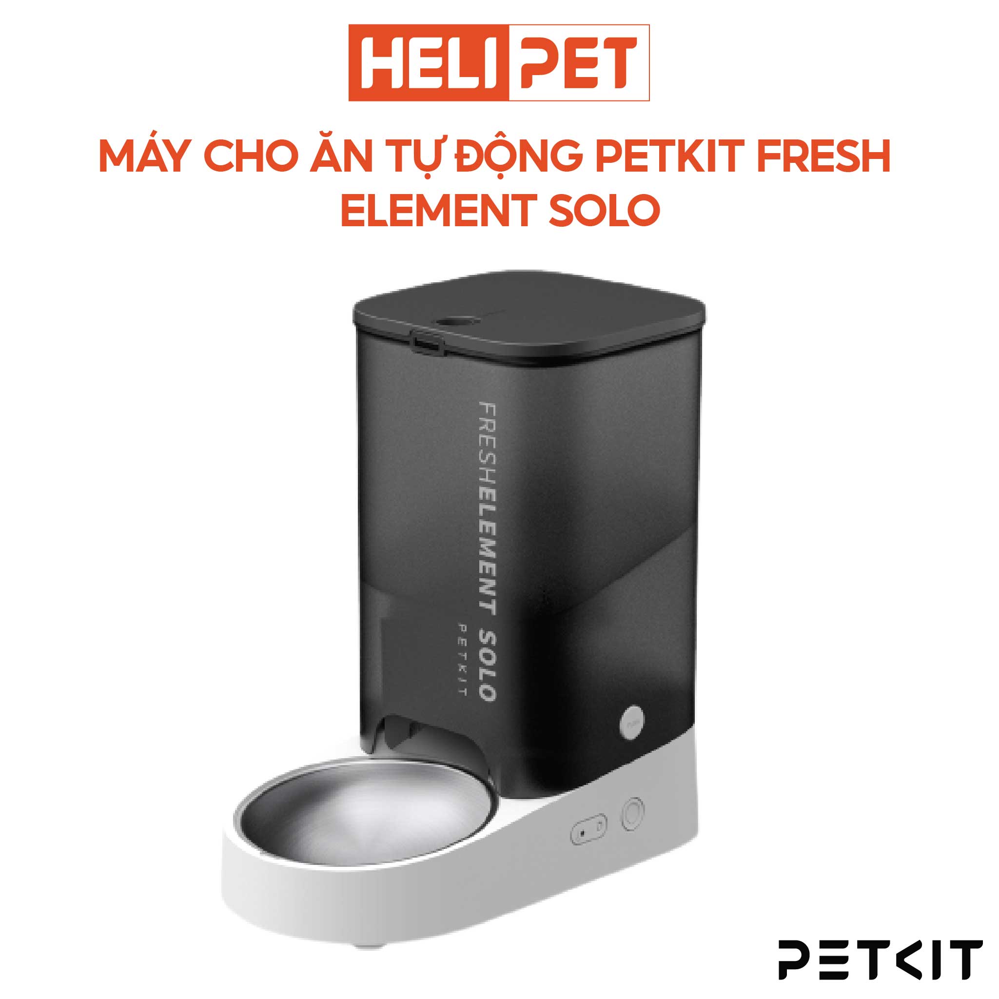 [BH12 Tháng] Máy Cho Chó Mèo Ăn, Máy Nhả Hạt Petkit Solo - HeLipet